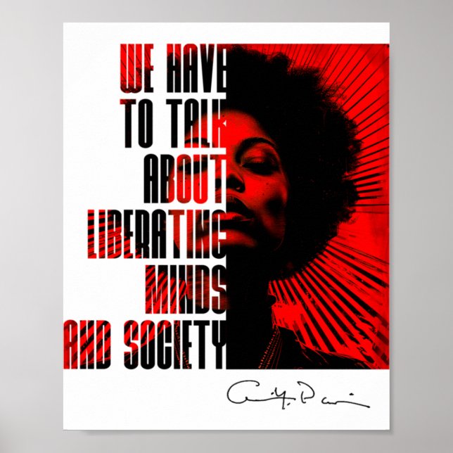 We Have To Talk About Liberating Minds And Society Poster (Front)
