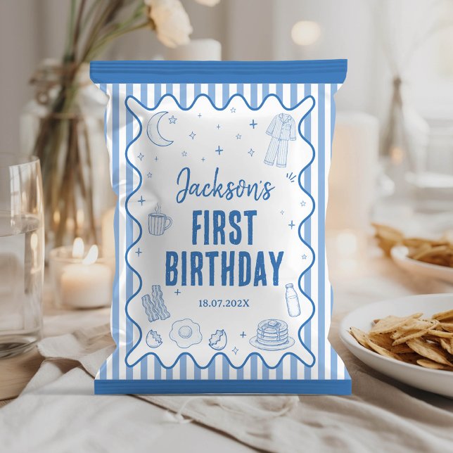 We Haven't Slept One Bit Birthday Chip Bag Wrapper (Creator Uploaded)