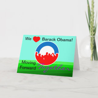 We Heart Barack Obama Vote on 11/06/12 Card