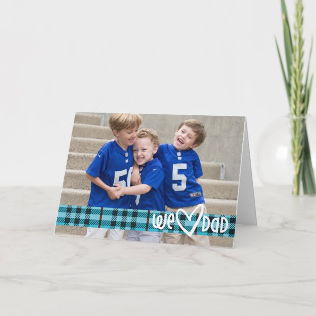 We Heart Dad! Card (Front)