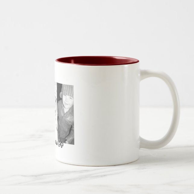 we heart grandpa gigi Two-Tone coffee mug (Right)