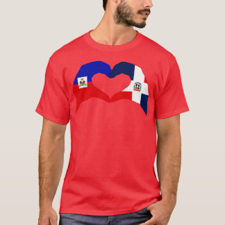 We Heart Haiti Dominican Republic Multinational Pa T-Shirt