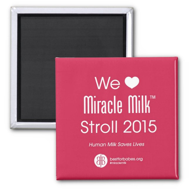 We Heart Miracle Milk Stroll Magnet (Front)