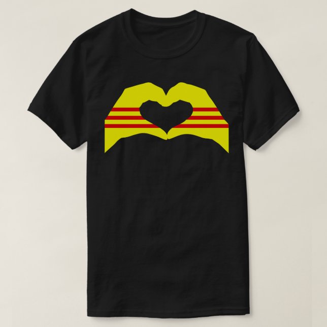 We Heart South Vietnam Patriot Series T-Shirt (Design Front)