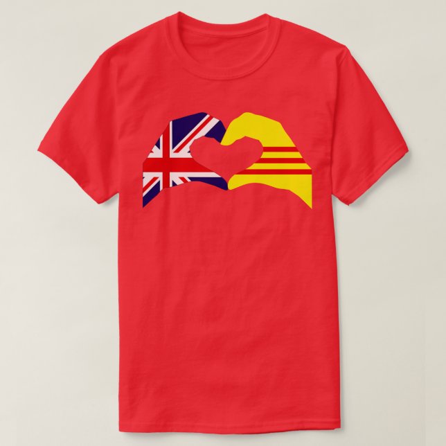 We Heart UK South Vietnam Patriot Flag Series T-Shirt (Design Front)