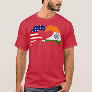 We Heart USA India Patriot Flag Series T-Shirt