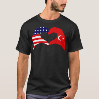 We Heart USA Turkey Patriot Flag Series T-Shirt