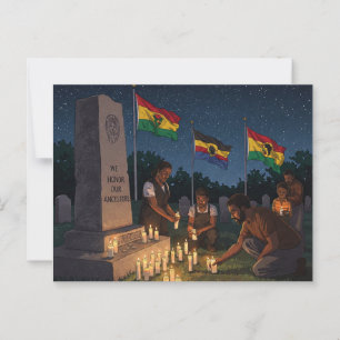 We Honour Our Ancestors. Juneteenth Postcard