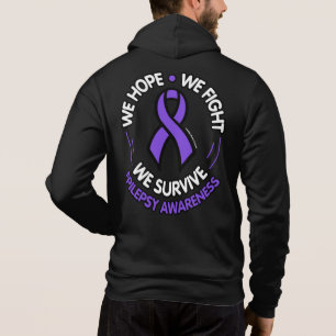 We Hope We Fight We Survive...Epilepsy Hoodie