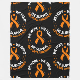 We Hope We Fight We Survive...RSD/CRPS Fleece Blanket