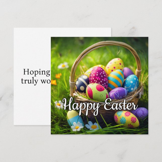 We Hope You All Have A Happy Easter Card (Front/Back)