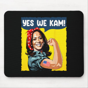 We Kam Rosie The Riveter For President Kamala Harr Mouse Mat