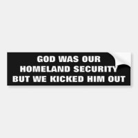 We Kicked GOD Out of Homeland Security