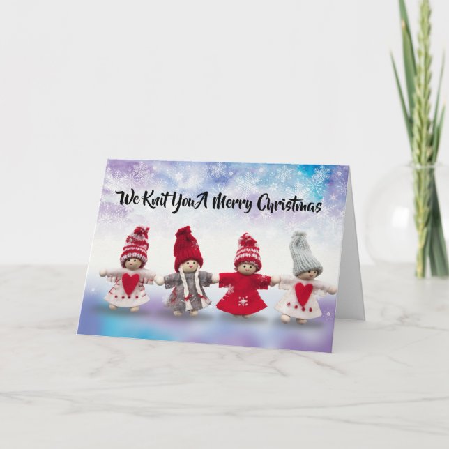 We Knit You A Merry Christmas Card (Front)
