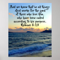 We Know That In All Things Romans 8:28 Christian