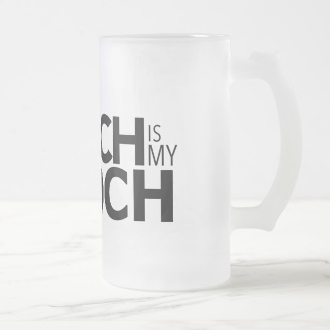 WE ♥️ KOMBUCHA! FROSTED GLASS BEER MUG (Right)