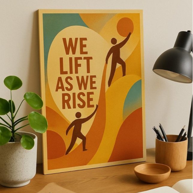 We Lift As We Rise – poster (Creator Uploaded)
