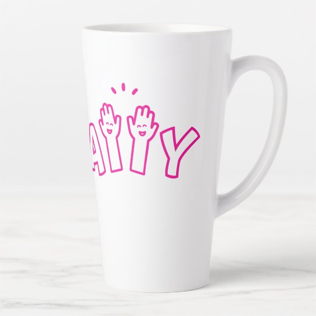 We like Fridays a LATTE Latte Mug (Right)