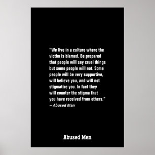 We Live In A Culture Where The Victim … Poster