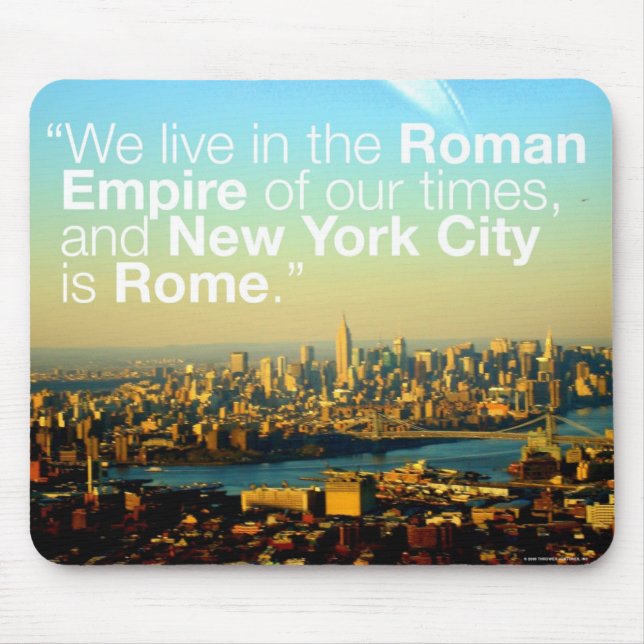 we live in the roman empire mouse mat (Front)