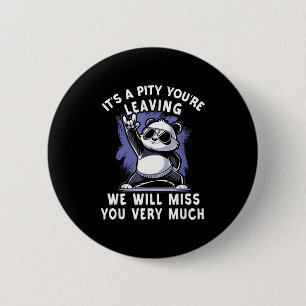 We`ll Miss You Farewell Coworker, Office Sendoff & 6 Cm Round Badge