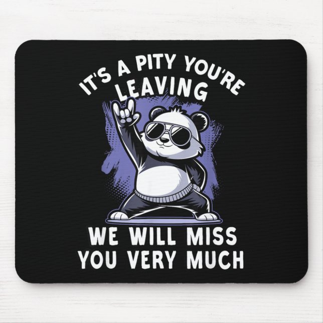 We`ll Miss You Farewell Coworker, Office Sendoff & Mouse Mat (Front)