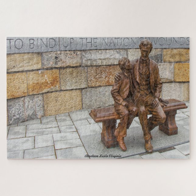 We love Abraham Licoln Virginia Jigsaw Puzzle (Horizontal)