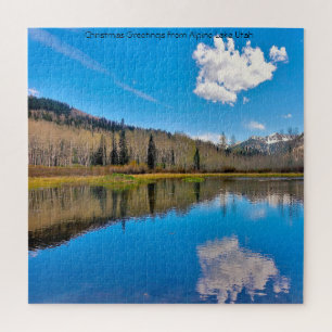 We Love Alpine Lake Utah Jigsaw Puzzle