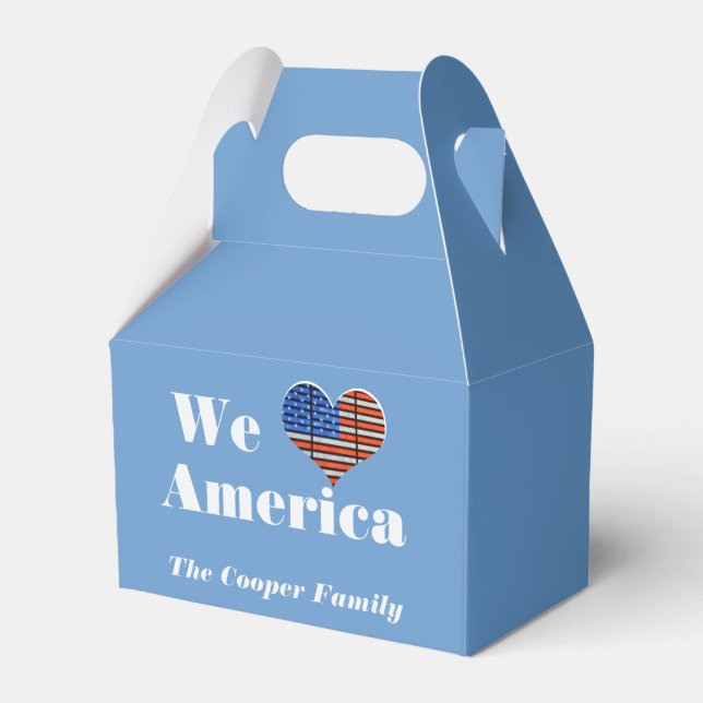 We Love America Favour Box (Front Side)