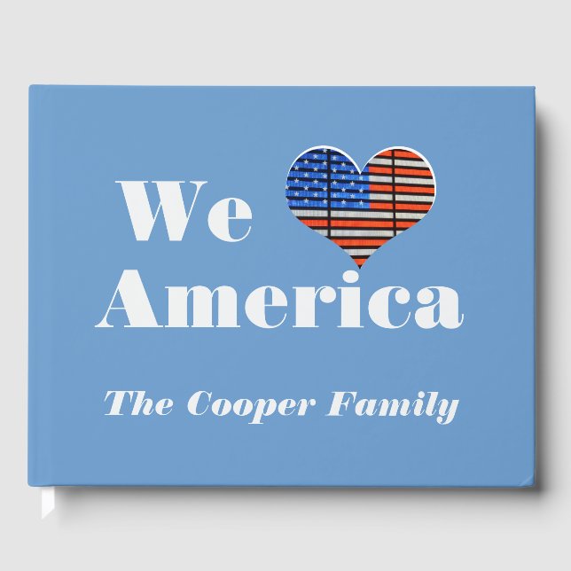 We Love America Guest Book (Front)