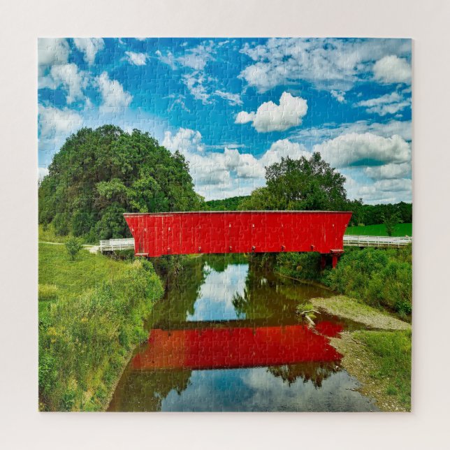We love Bridges in Iowa. Jigsaw Puzzle (Vertical)