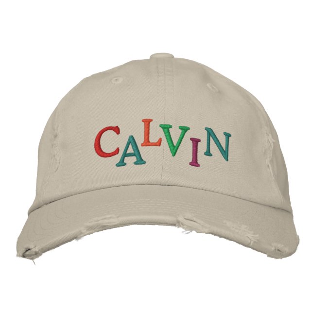 We Love CALVIN Horse Racing Cap (Front)