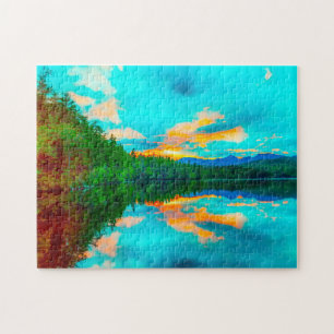 We love Chocura Lake New Hampshire Jigsaw Puzzle