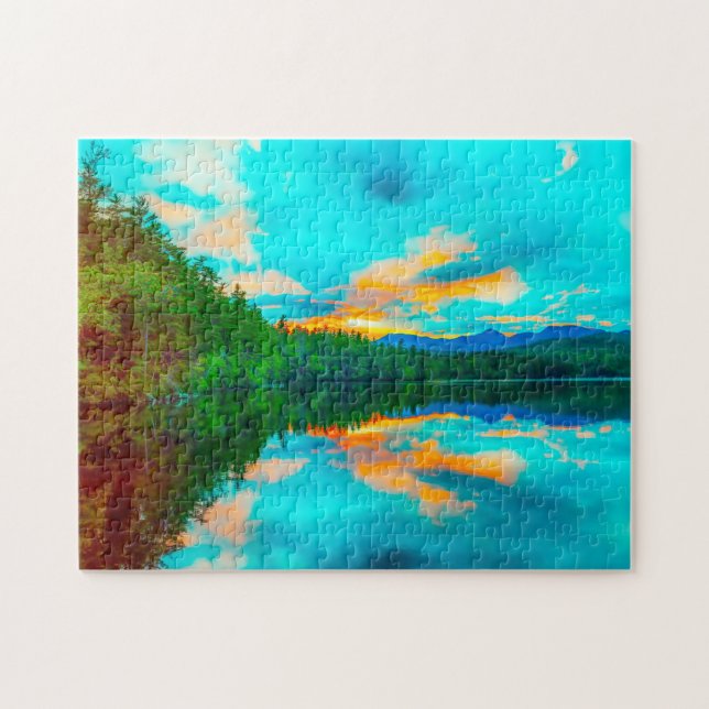 We love Chocura Lake New Hampshire Jigsaw Puzzle (Horizontal)