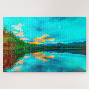 We love Chocura Lake New Hampshire Jigsaw Puzzle