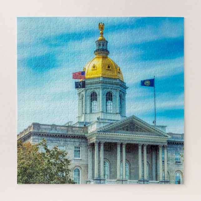We love Concord New Hampshire Jigsaw Puzzle (Vertical)