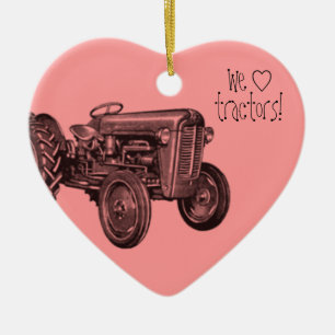 We Love Cool Tractors Ornament