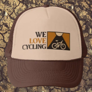 We Love Cycling Trucker Hat