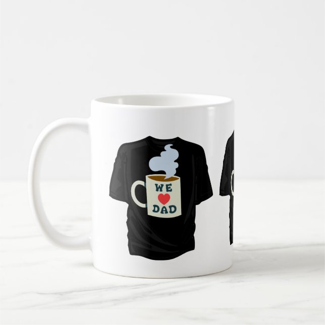 WE LOVE DAD TSHIRT IN A MUG (Left)
