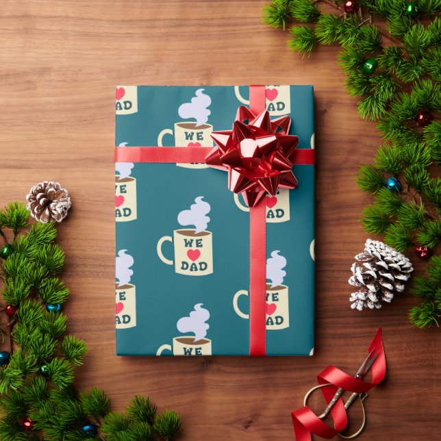 We Love Dad Wrapping Paper (Holiday Gift)