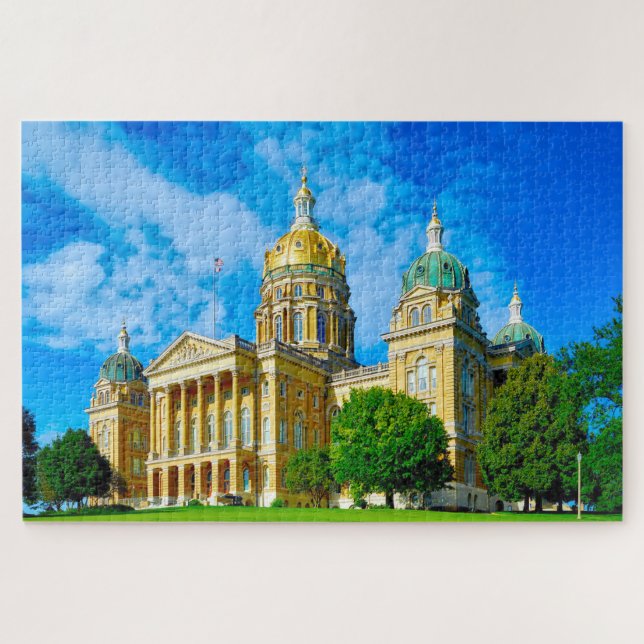 We love Des Moines Iowa. Jigsaw Puzzle (Horizontal)