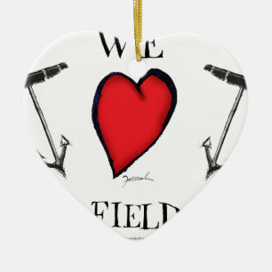 we love fairfield connecticut ceramic tree decoration