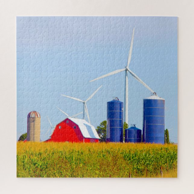 We love Farms in Iowa. Jigsaw Puzzle (Vertical)
