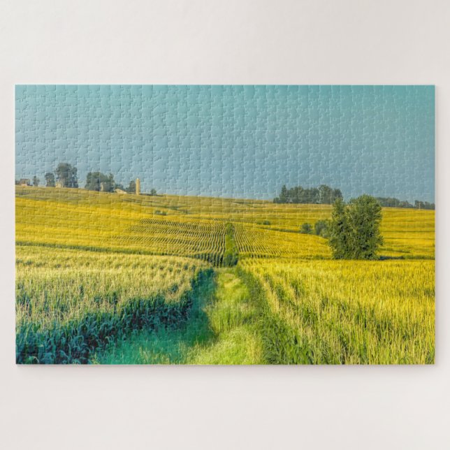 We love Farms in Iowa. Jigsaw Puzzle (Horizontal)