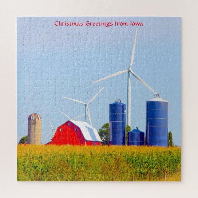 We love Farms in Iowa. Jigsaw Puzzle (Vertical)