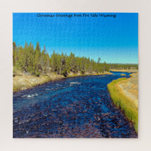 We Love Fire Hole Wyoming. Jigsaw Puzzle