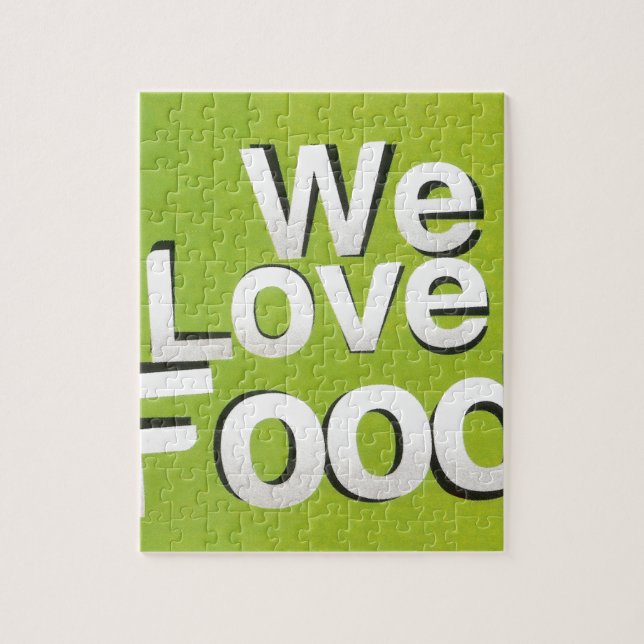 We love food jigsaw puzzle (Vertical)