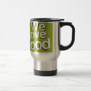 We love food travel mug