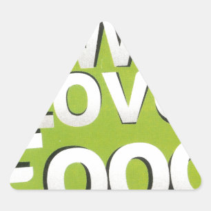 We love food triangle sticker