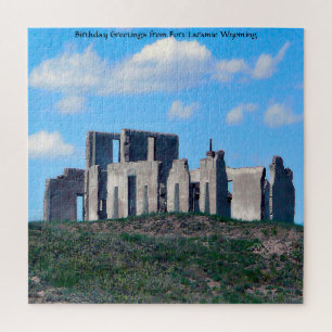 We Love Fort Laramie Wyoming. Jigsaw Puzzle